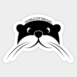 World Otter Day Sticker